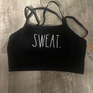Black Sports Bra Rae Dunn